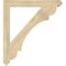 Ekena Millwork Olympic Arts & Crafts Rough Sawn Bracket, Douglas Fir, 4"W x 38"D x 42"H BKT04X38X42OLY03RDF - alternate 2